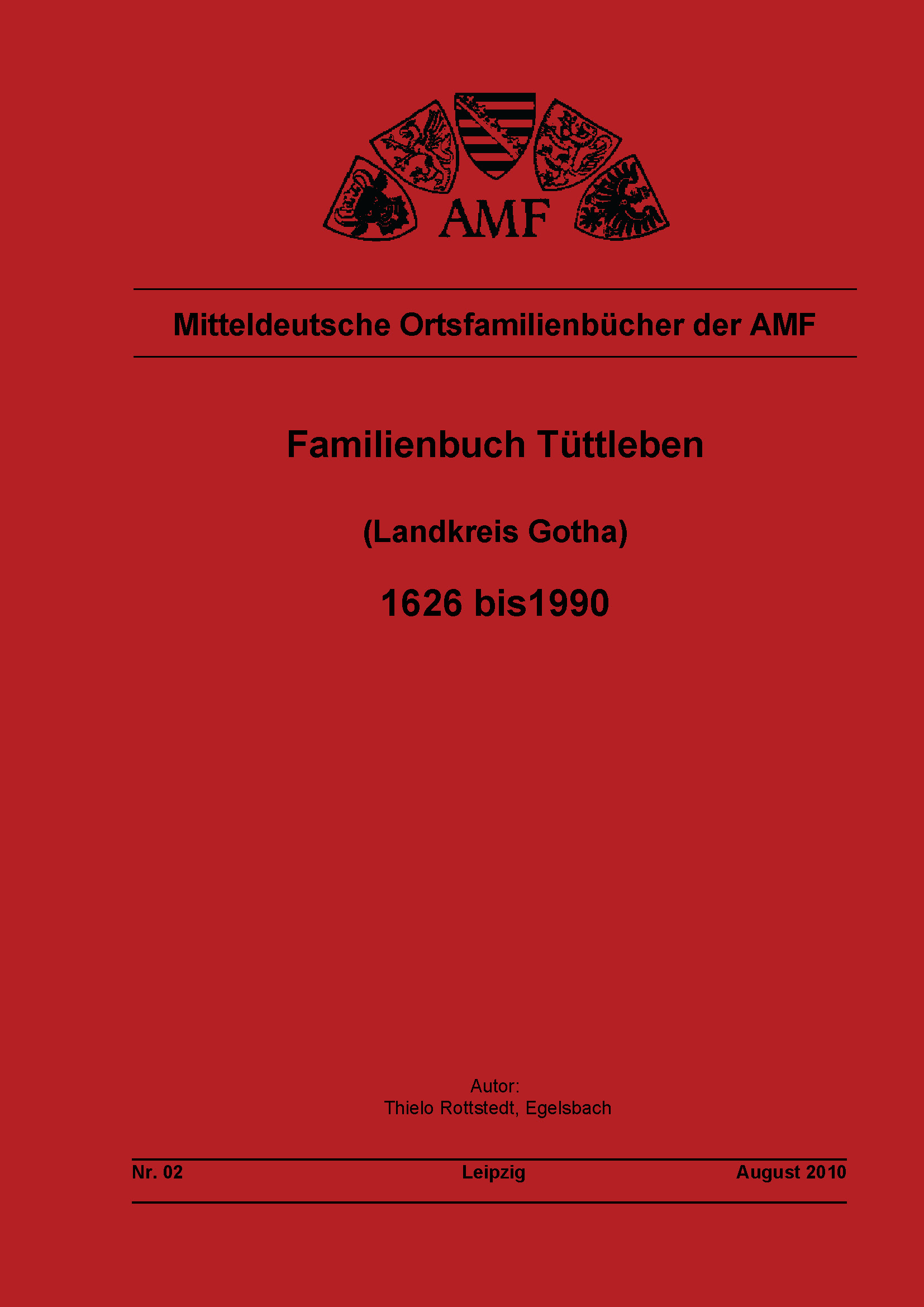 Titelblatt OFB Tüttleben Titelblatt OFB Tüttleben