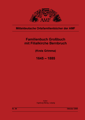 Titelblatt OFB Großbuch